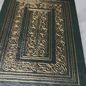 Green and Gold Decorative Book Cover